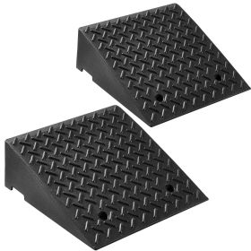 VEVOR Driveway Curb Ramp, 7000 lbs Load Capacity, 7 Inches Rise Height Heavy Duty Curbside Bridge Ramp with Drainage Tank for Wheelchairs, Stroll